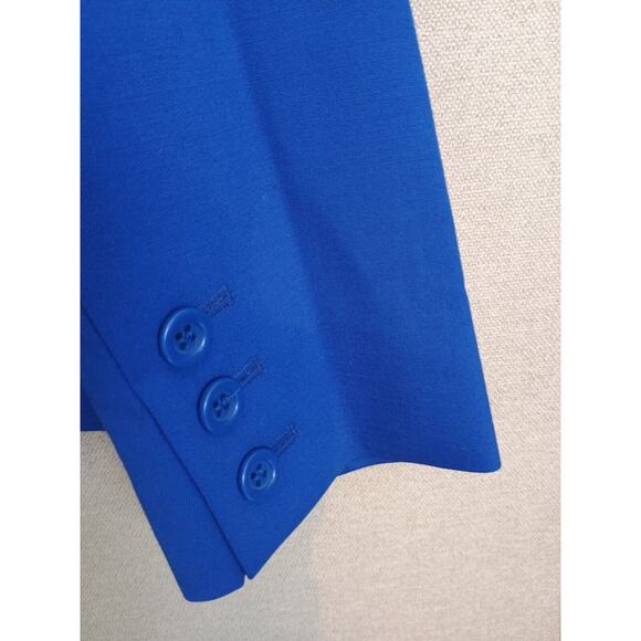 Pendleton Blazer Womens 6P Cobalt Blue Corpcore Classic Career Stretch Jacket - Picture 9 of 12